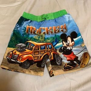 Disney Brand Swim Trunks NWOT